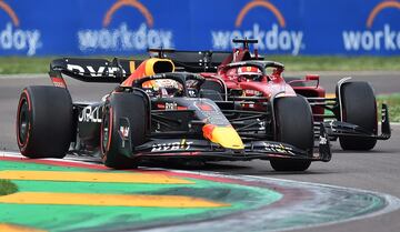 Max Verstappen y Charles Leclerc