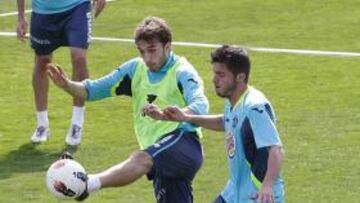 Rafa volvió a entrenarse.