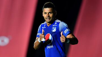 Millonarios informó que Ayron del Valle no continuará en el equipo azul. El delantero deja en el recuerdo dos títulos. Su destino sería México