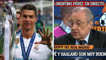 Florentino, contundente con la posible vuelta de Cristiano