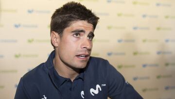 Mikel Landa, durante la presentación del Movistar Team para la temporada 2019.