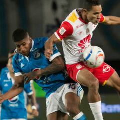 Millonarios 1 - Santa Fe 0: El azul gana la primera final con gol de cabeza
