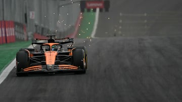 Oscar Piastri (McLaren MCL38). Sao Paulo, Brasil. F1 2024.
