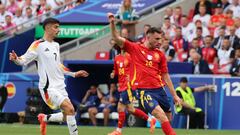 Laporte, en acción frente a Alemania.