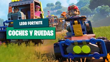 lego fortnite nuevos coches vehiculos ruedas