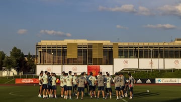 Entrenamiento de la selecci&oacute;n espa&ntilde;ola del2 de junio de 2021
 
 