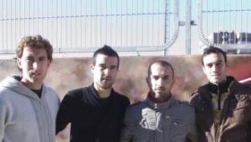 <b>PARTIDO ESPECIAL. </b>Murillo, López Garai, Bustos, Catalá y David Rodríguez se miden esta tarde al Salamanca, su ex equipo.