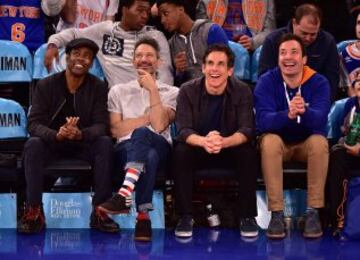 Chris Rock, Adam Horovitz, Ben Stiller y Jimmy Fallon.