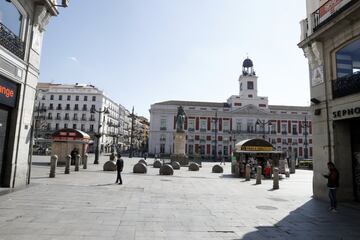 Madrid, vacío: las imágenes de cómo están sus calles