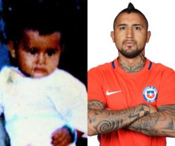 Arturo Vidal no cultivaba un look tan particular como el que tiene ahora. Así ha cambiado. 