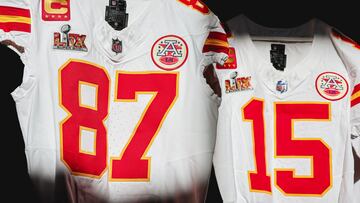 Conoce el jersey que usarán Travis Kelce y Patrick Mahomes en el Super Bowl