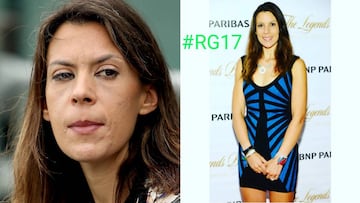 Marion Bartoli, durante el Wimbledon de 2016 y antes de un evento en Roland Garros 2017.