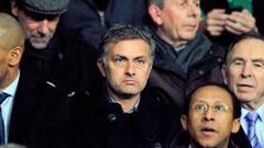 José Mourinho vio en directo la goleada del Lyon