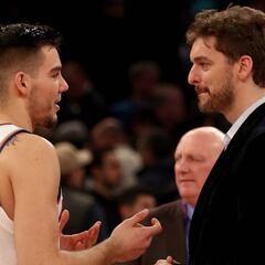 Willy Hernangómez impresiona en la nueva coronación de Carmelo Anthony en el Madison