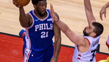 Marc Gasol devora a Embiid y Kawhi sentencia: 1-0 Raptors