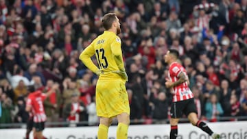 16/12/23 PARTIDO PRIMERA DIVISION
ATHLETIC DE BILBAO - ATLETICO DE MADRID
TRISTEZA OBLAK