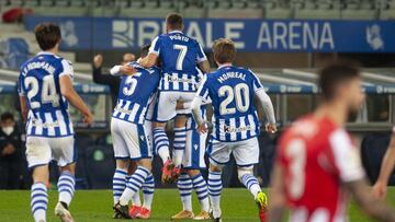 07/04/21  PARTIDO  PRIMERA DIVISION 
 REAL SOCIEDAD - ATHLETIC  DE BILBAO 
 
 ALEGRIA GOL 1-1 Gol de LOPEZ ALCAIDE jugador de la Real Sociedad
 
 
 