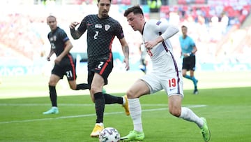 Vrsaljko, con Croacia en el partido ante Inglaterra.