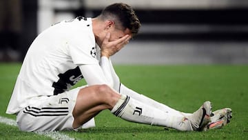 El jugador portugués de la Juventus, Cristiano Ronaldo, durante un partido.