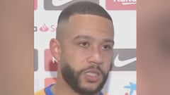 No se puede decir más con menos: Depay sobre el cambio de Koeman a Xavi