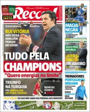 Portadas de la prensa mundial