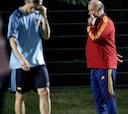 Del Bosque no enseña nada en la primera sesión en Kiev