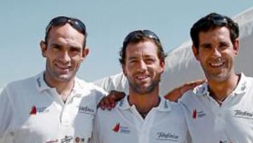 Xabi Fernández, Martínez y Echávarri.