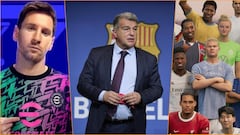 joan laporta palancas barcelona barsa negreira sancion uefa fifa ea sports fc 23 efootball pes 2024 konami laliga futbol victor roque
