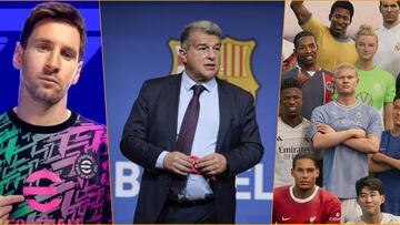 joan laporta palancas barcelona barsa negreira sancion uefa fifa ea sports fc 23 efootball pes 2024 konami laliga futbol victor roque