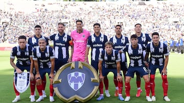 Monterrey team group during the match between CF Monterrey and FC Internazionale Milano as part of Group E to 2025 FIFA Club World Cup, at Rose Bowl Stadium on June 17, 2025 in Pasadena, Los Angeles California, United States.