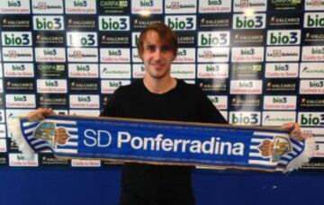 Presentación de Ignasi con la Ponferradina.