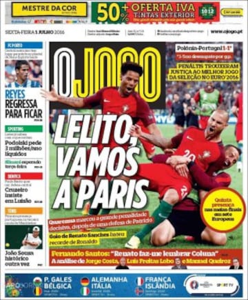 Portadas de la prensa mundial