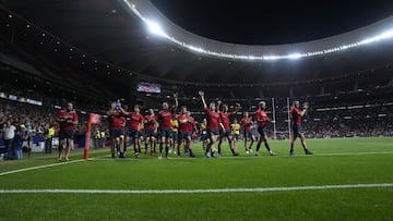 El Wanda Metropolitano acogi&oacute; el partido de rugby entre Espa&ntilde;a y los Classic All Blacks