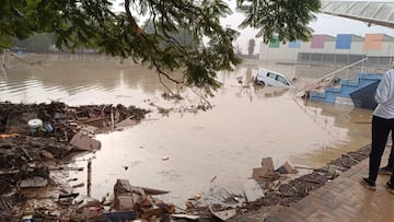 Instalaciones del E1 Paiporta, una de las localidades más afectadas por la DANA en el área metropolitana de Valencia.