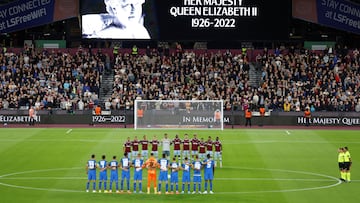 Sports teams around the world honor Queen Elizabeth II