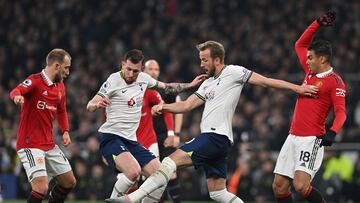 Harry Kane, objetivo del Manchester United pero Tottenham no quiere venderle en Premier League