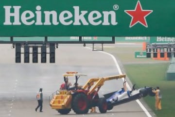 El accidente de Antonio Giovinazzi en imágenes