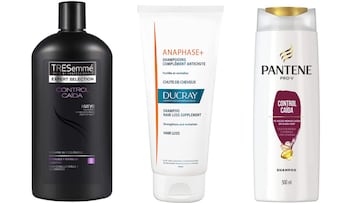 Encontramos los mejores shampoos anticaídas: Pantene, Folicure, Isdin, Ducray