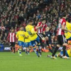 El Athletic se deja en el 83' dos puntos de oro ante Las Palmas