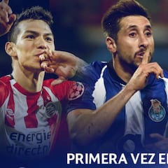 ¡Histórico! Nunca tres mexicanos habían anotado en Champions el mismo día