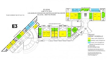 Muestran los planos definitivos del E3 2018