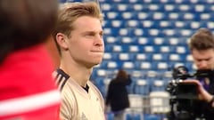 ¿Que piensa De Jong? La cara que puso en el Bernabéu lo dice todo