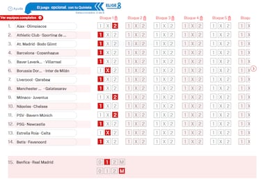 Pronóstico de la Quiniela de fútbol jornada 38 - 28/1/26