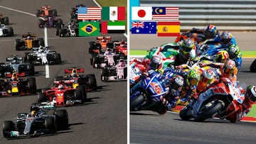 El final de temporada de F1 y MotoGP.