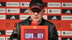 Javier Aguirre, entrenador del Mallorca en rueda de prensa.