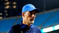 CHARLOTTE, NORTH CAROLINA - JULY 20: Thomas Tuchel, Manager of Chelsea looks on after the Pre-Season Friendly match between Chelsea FC and Charlotte FC at Bank of America Stadium on July 20, 2022 in Charlotte, North Carolina.   Jacob Kupferman/Getty Images/AFP
== FOR NEWSPAPERS, INTERNET, TELCOS & TELEVISION USE ONLY ==