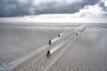 Fotografía ganadora del Premio Emilie Poucan del Dakar 2015 del fotógrafo Frederic Le Floch de la agencia DPPI Media. 