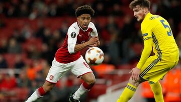 El Madrid y el PSG pelearían por Reiss Nelson, del Arsenal