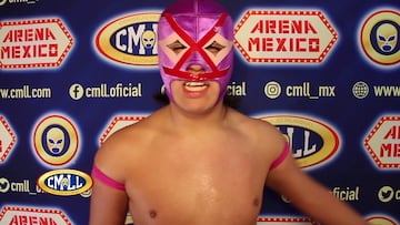 Hijo del Villano III en una entrevista con CMLL.