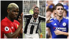 Los fichajes más millonarios del año en el fútbol mundial